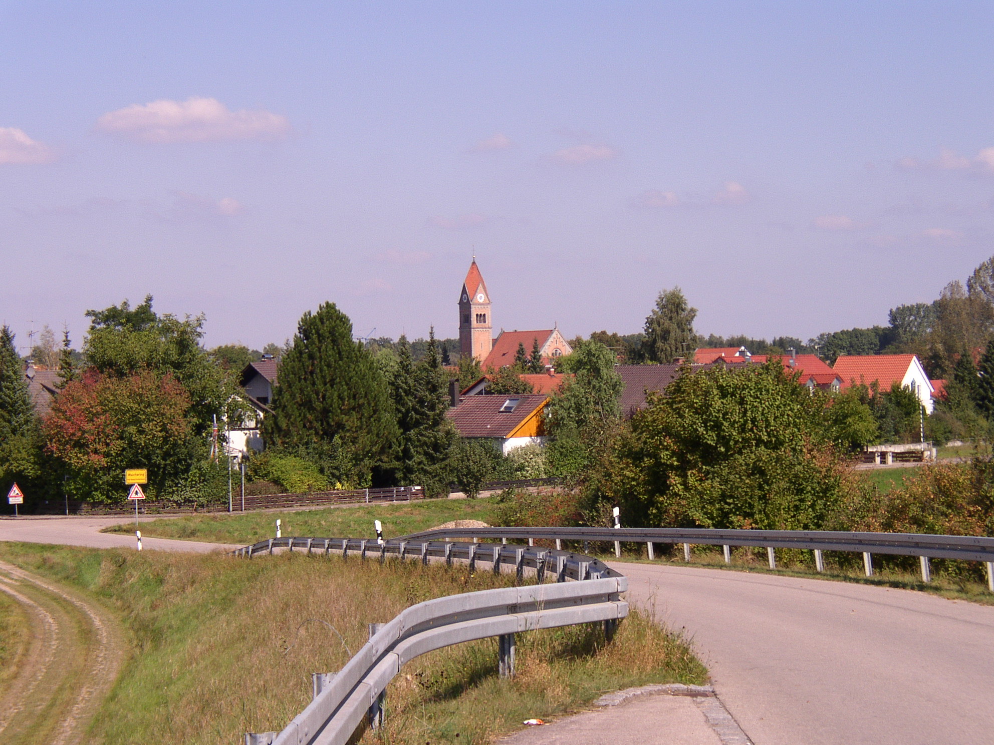 Lageplan und Verkehrsanbindung Gemeinde Weichering