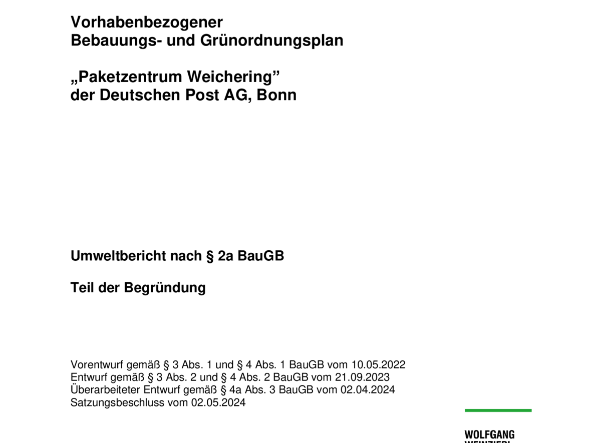 umweltbericht
